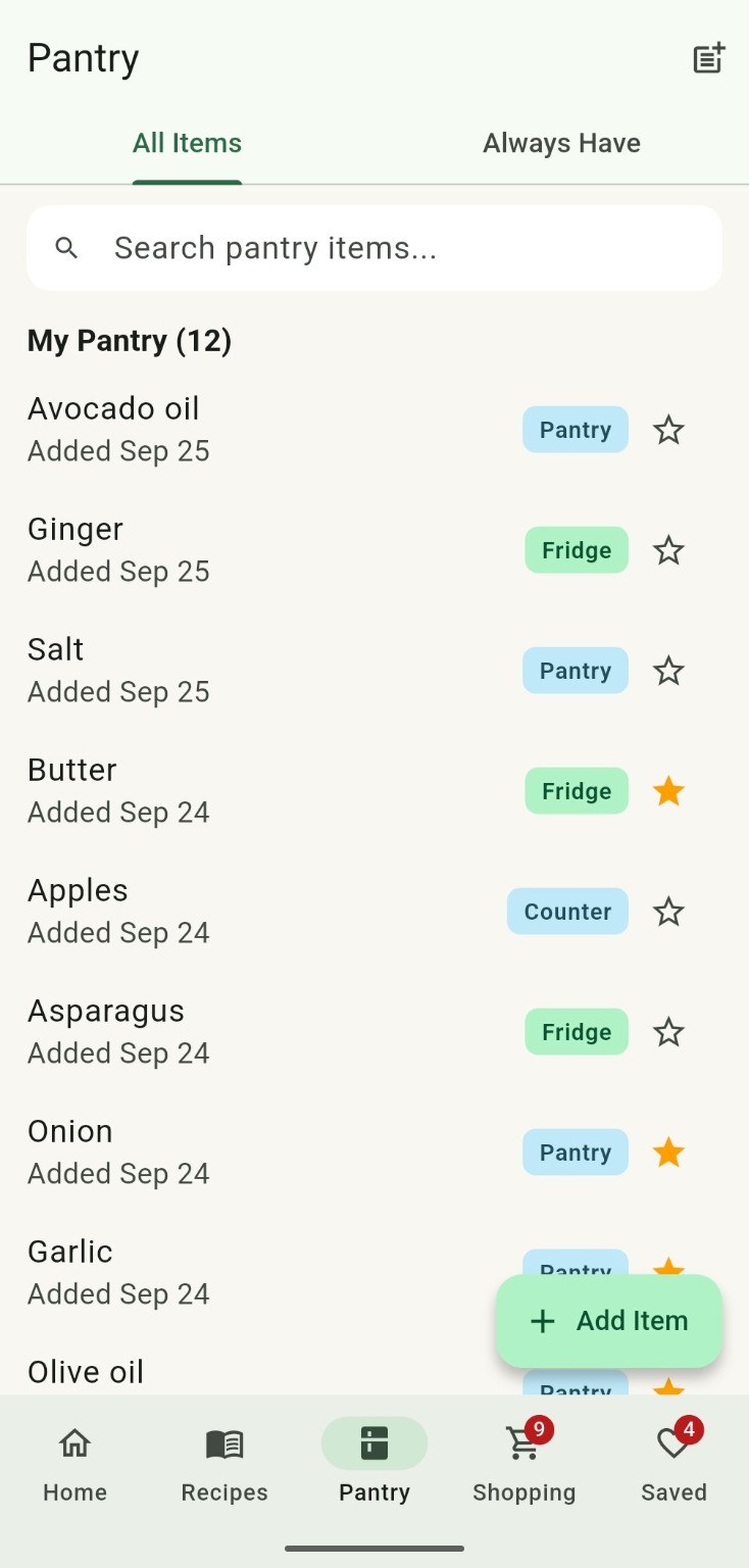 Close the Fridge Pantry screen
